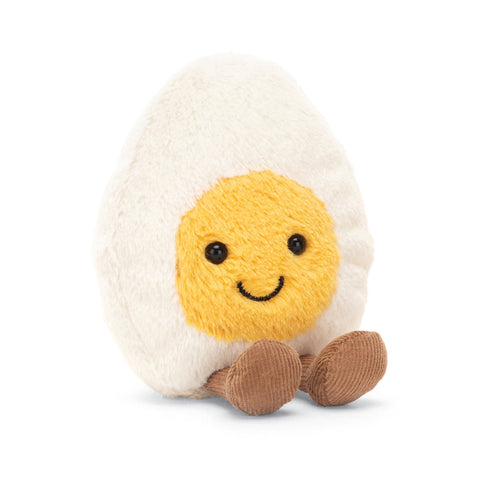 Jellycat Boiled Egg Happy - Small-A6BE-Pumpkin Pie Kids Canada
