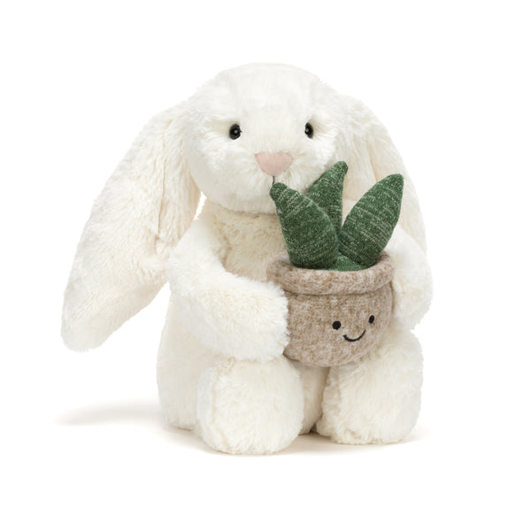 Jellycat Cream Bunny with Plant-BB3PLA-Pumpkin Pie Kids Canada