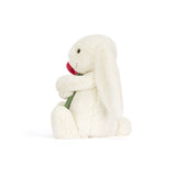 Jellycat Cream Bunny with Rose-BB6ROSE-Pumpkin Pie Kids Canada