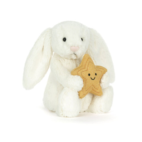 Jellycat Cream Bunny with Star-BB3STAR-Pumpkin Pie Kids Canada