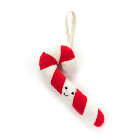 Jellycat Festive Folly Candy Cane Ornament-FFH6CC-Pumpkin Pie Kids Canada