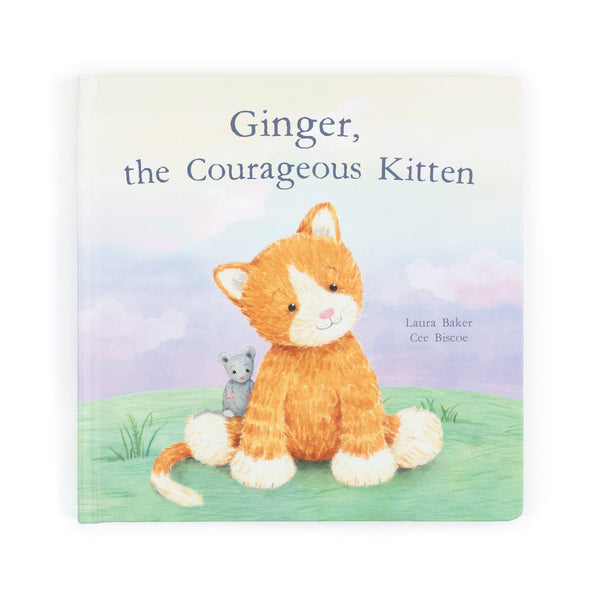 Jellycat Ginger. the Courageous Kitten Book-BK4CK-Pumpkin Pie Kids Canada