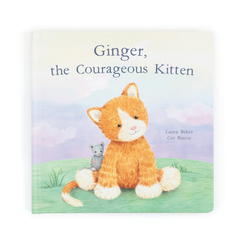 Jellycat Ginger. the Courageous Kitten Book-BK4CK-Pumpkin Pie Kids Canada