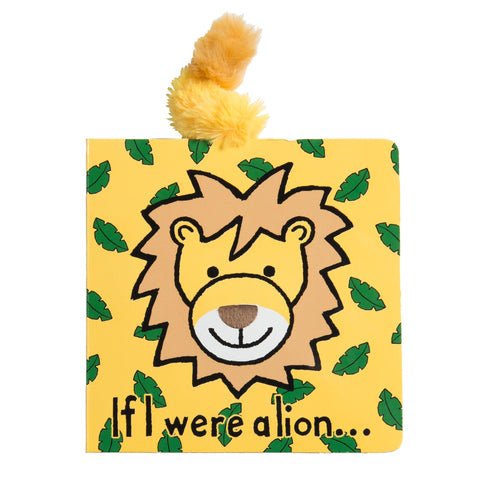 Jellycat If I Were A Lion Board Book-BB444LI-Pumpkin Pie Kids Canada