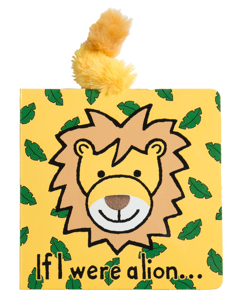 Jellycat If I Were A Lion Board Book-Pumpkin Pie Kids Canada