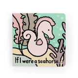 Jellycat If I Were A Seahorse Board Book-BB444SH-Pumpkin Pie Kids Canada
