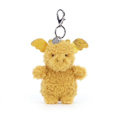 Jellycat Little Dragon Bag Charm-LDG4BC-Pumpkin Pie Kids Canada