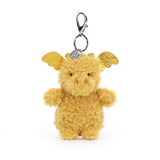 Jellycat Little Dragon Bag Charm-Pumpkin Pie Kids Canada