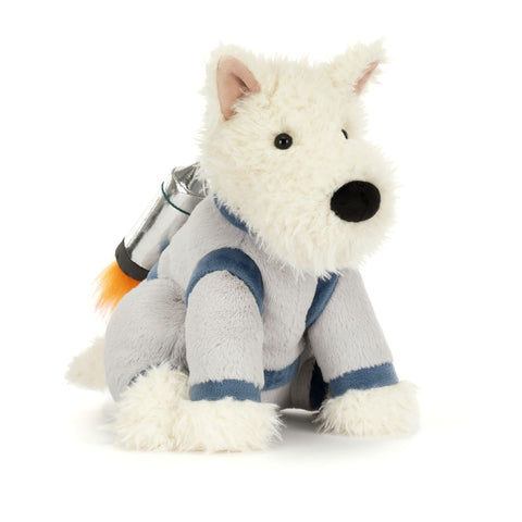 Jellycat Munro Scottie Dog Space Outfit-MUN3SPD-Pumpkin Pie Kids Canada