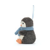 Jellycat Peanut Penguin Ornament-PNS6PND-Pumpkin Pie Kids Canada