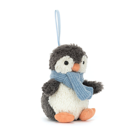 Jellycat Peanut Penguin Ornament-PNS6PND-Pumpkin Pie Kids Canada