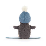 Jellycat Peanut Penguin Snowboarding Small-Pumpkin Pie Kids Canada