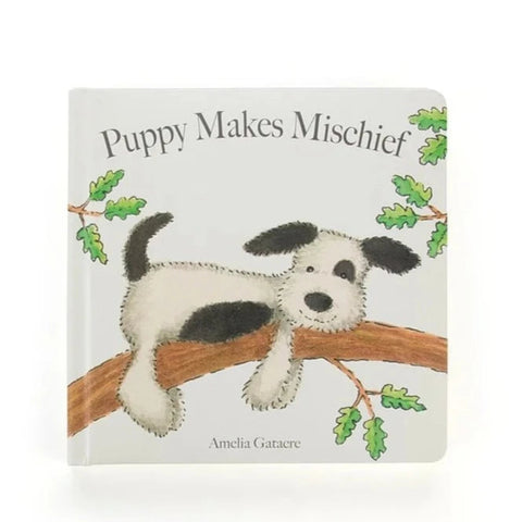 Jellycat Puppy Makes Mischief Book-BK4PM-Pumpkin Pie Kids Canada