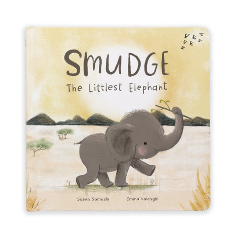 Jellycat Smudge The Littlest Elephant Book-BK4SMG-Pumpkin Pie Kids Canada
