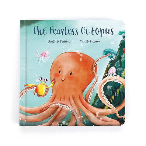 Jellycat The Fearless Octopus Book-BK4FOUS-Pumpkin Pie Kids Canada