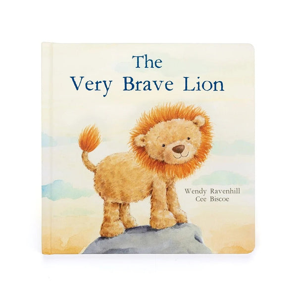 Jellycat The Very Brave Lion Book-BK4BL-Pumpkin Pie Kids Canada