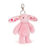 Jellycat Thistlepop Blushkin Blossom Bunny Bag Charm-BP4ROSE-Pumpkin Pie Kids Canada