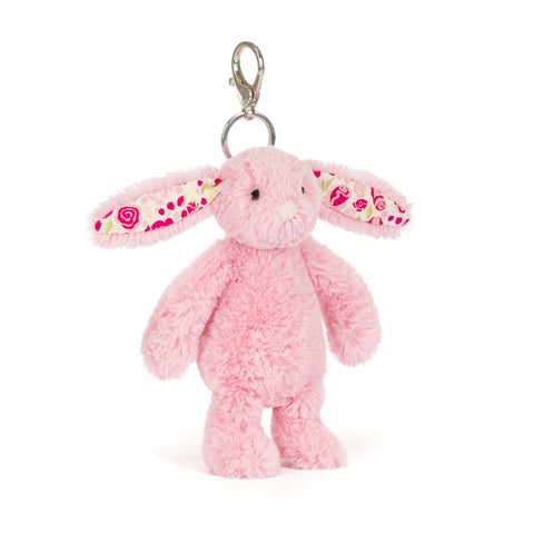 Jellycat Thistlepop Blushkin Blossom Bunny Bag Charm-BP4ROSE-Pumpkin Pie Kids Canada