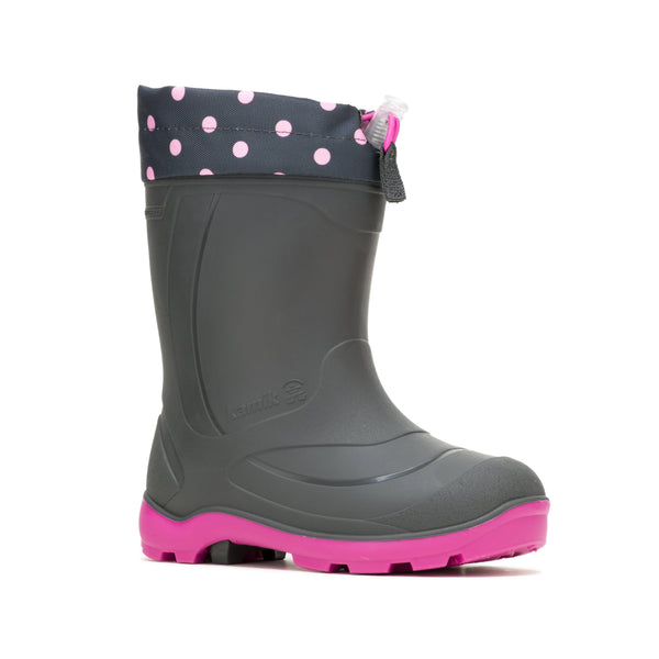 Kamik Snobuster2 Boot - Charcoal Magenta-AK8213G CMA 9-Pumpkin Pie Kids Canada