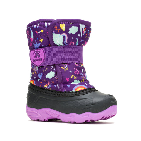 Kamik Snowbug 6 Boot - Purple-NF9325 PUR 5-Pumpkin Pie Kids Canada