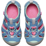 Keen Seacamp II CNX Sandal - Coronet Blue/Hot Pink-1028841 11-Pumpkin Pie Kids Canada