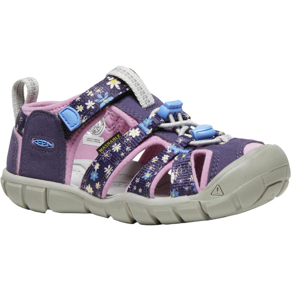 Keen Seacamp II CNX Sandal - Daisies/Marina-1030806 8-Pumpkin Pie Kids Canada