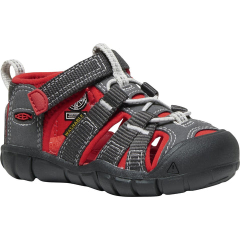 Keen Seacamp II CNX T Sandal - Magnet/Red Carpet-Pumpkin Pie Kids Canada