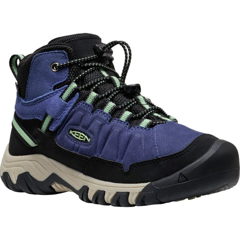 Keen Targhee IV Mid WP Hiker - Skipper Blue/Hemlock-Pumpkin Pie Kids Canada