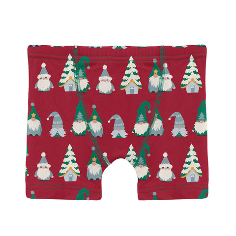 KicKee Pants Boxer Brief - Crimson Gnomes-Pumpkin Pie Kids Canada