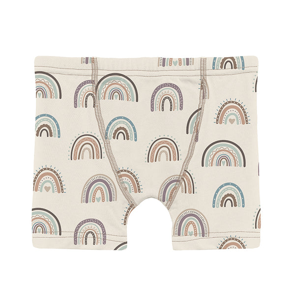 KicKee Pants Boxer Brief - Earthy Rainbows-SBB9-F25D3A-ERBW- 34-Pumpkin Pie Kids Canada