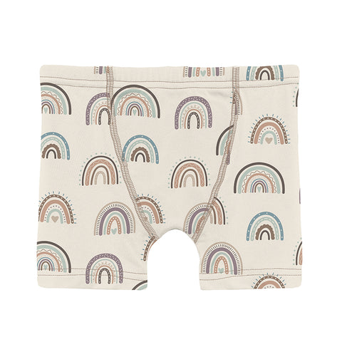 KicKee Pants Boxer Brief - Earthy Rainbows-SBB9-F25D3A-ERBW- 34-Pumpkin Pie Kids Canada
