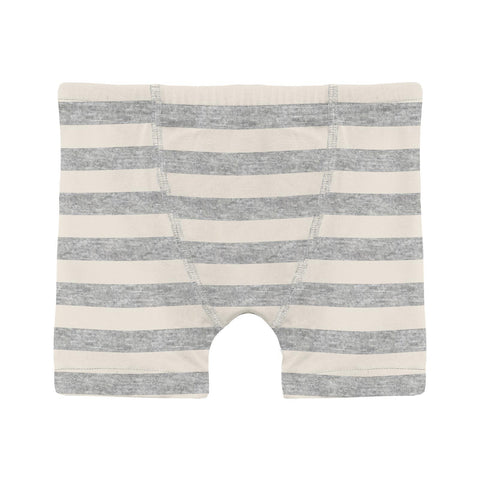 KicKee Pants Boxer Brief - Heathered Mist Stripe-Pumpkin Pie Kids Canada