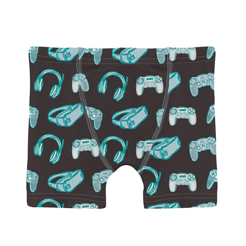 KicKee Pants Boxer Brief - Midnight Gamer-Pumpkin Pie Kids Canada