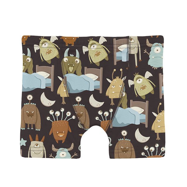 KicKee Pants Boxer Brief - Midnight Monsters Under the Bed-Pumpkin Pie Kids Canada
