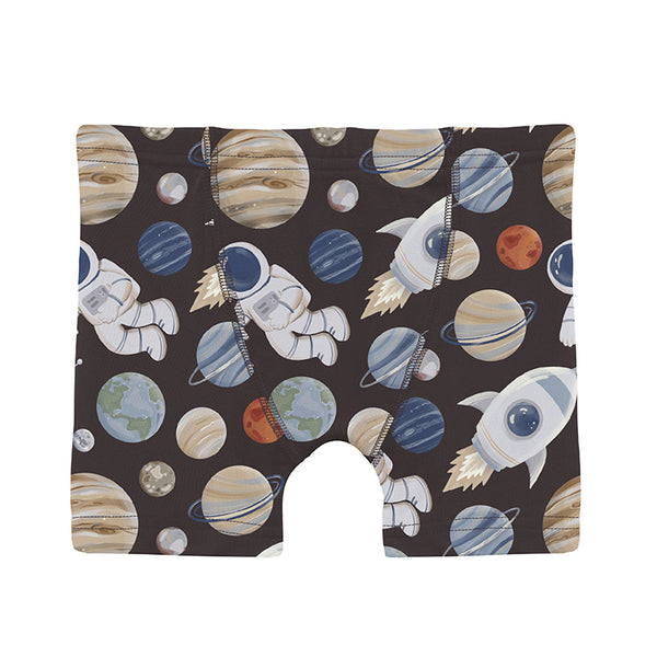 KicKee Pants Boxer Brief - Midnight Space Dream-Pumpkin Pie Kids Canada