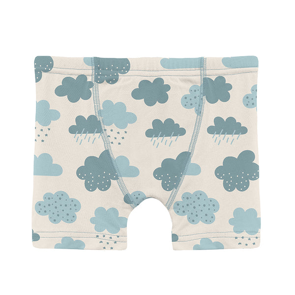 KicKee Pants Boxer Brief - Natural Cloudy Sky-Pumpkin Pie Kids Canada