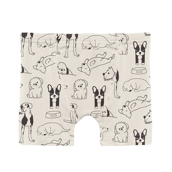 KicKee Pants Boxer Brief - Natural Dogs-Pumpkin Pie Kids Canada