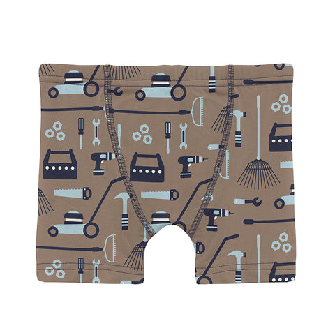 KicKee Pants Boxer Brief - Portabella Fall Tools-Pumpkin Pie Kids Canada