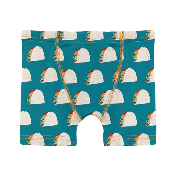 KicKee Pants Boxer Brief - Seagrass Tacos-SBB9-YRC-SGSTC 34-Pumpkin Pie Kids Canada