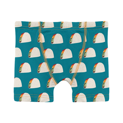 KicKee Pants Boxer Brief - Seagrass Tacos-Pumpkin Pie Kids Canada