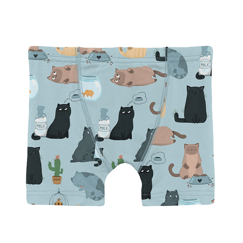 KicKee Pants Boxer Brief - Spring Sky House Cats-Pumpkin Pie Kids Canada
