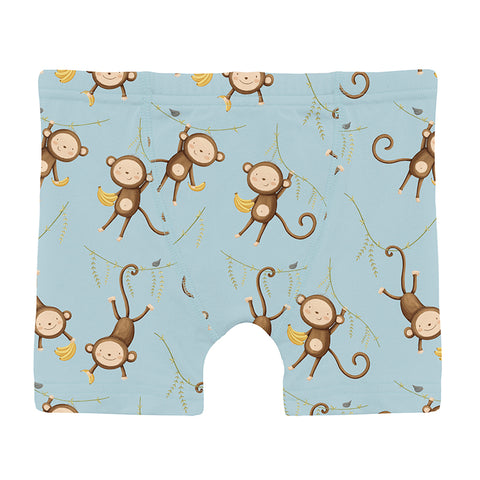 KicKee Pants Boxer Brief - Spring Sky Monkeys & Bananas-SBB9-S26D3D-SMKB 34-Pumpkin Pie Kids Canada