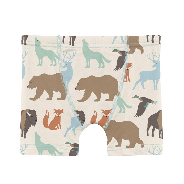 KicKee Pants Boxer Brief - Wildlife-Pumpkin Pie Kids Canada