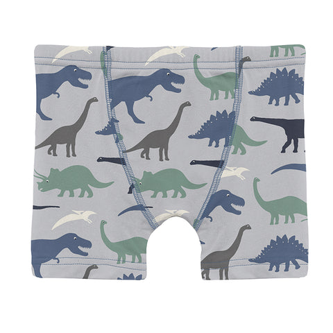 KicKee Pants Boxer - Dove Dino Museum-Pumpkin Pie Kids Canada