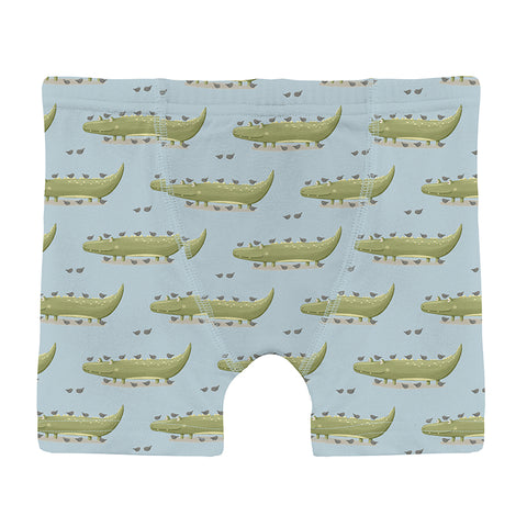 KicKee Pants Boxer - Spring Sky Croc & Friends-Pumpkin Pie Kids Canada