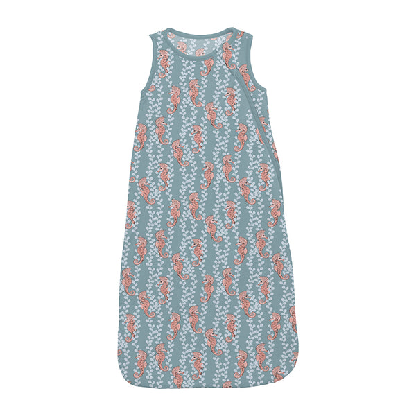 KicKee Pants Fluffle Sleep Bag - Stormy Sea Seahorses-ZSS300-9-LI-F24D3A-SSHO 6-Pumpkin Pie Kids Canada
