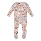 KicKee Pants Footie w/2W Zipper - Baby Rose Arctic Animals-Pumpkin Pie Kids Canada