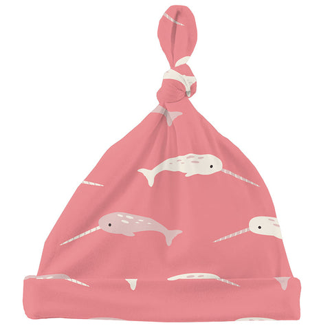 KicKee Pants Knot Hat - Strawberry Narwhal-Pumpkin Pie Kids Canada