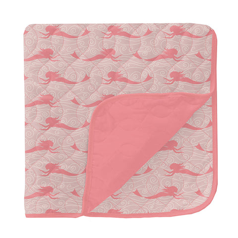 KicKee Pants Quilted Toddler Blanket - Baby Rose Mermaids/Strawberry-Pumpkin Pie Kids Canada