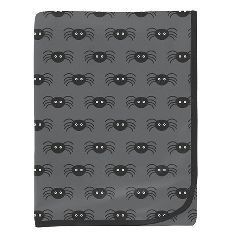 KicKee Pants Swaddling Blanket - Stone Spiders-Pumpkin Pie Kids Canada